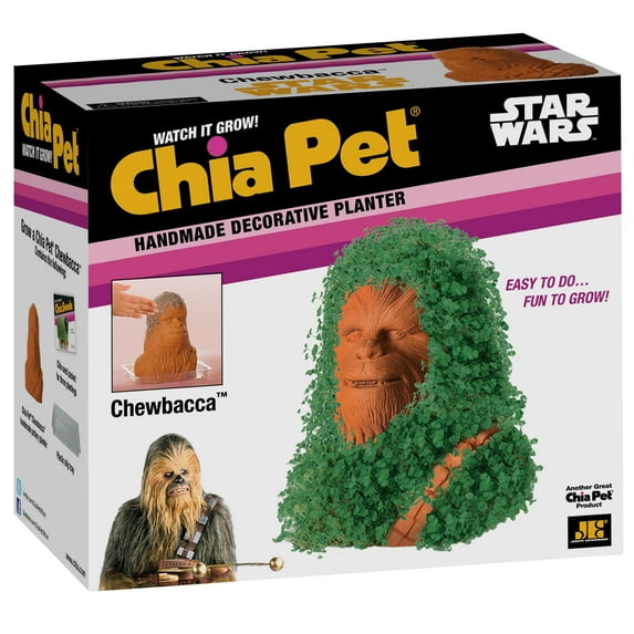 Chia Pet Chewbacca (Star Wars) - Decorative Pot Easy to Do Fun to Grow Chia Seeds