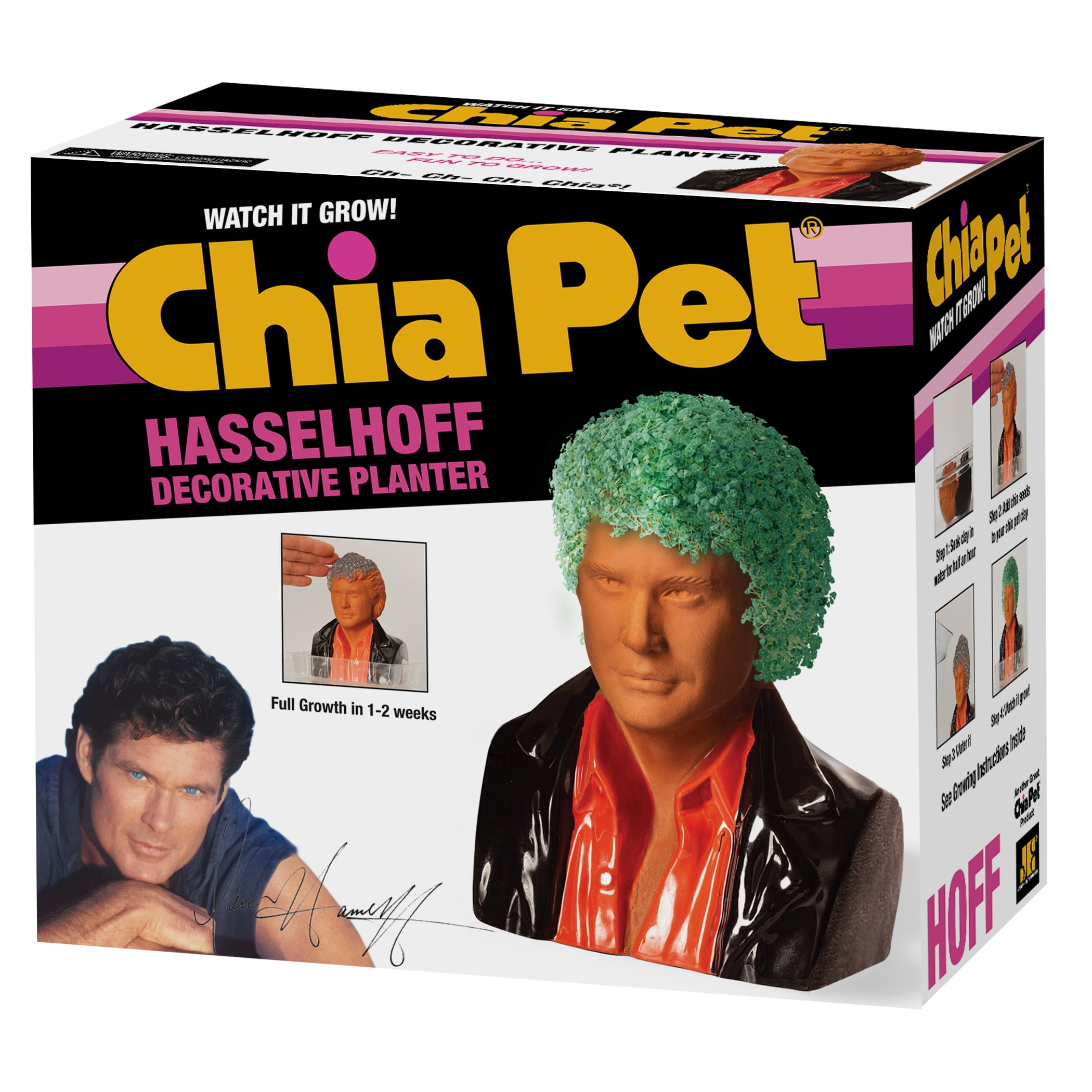 AHPL ahpl シリースタイル　BRAIN POT ブレインポット Chia Pet David Hasselhoff - Decorative Pot Easy to Do Fun to Grow