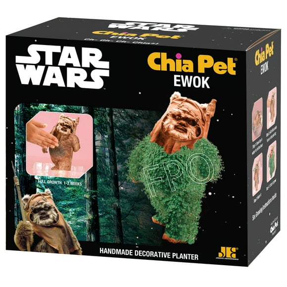 Chia Pet Ewok (Star Wars) - Decorative Pot Easy to Do Fun to Grow Chia Seeds Novelty Gift