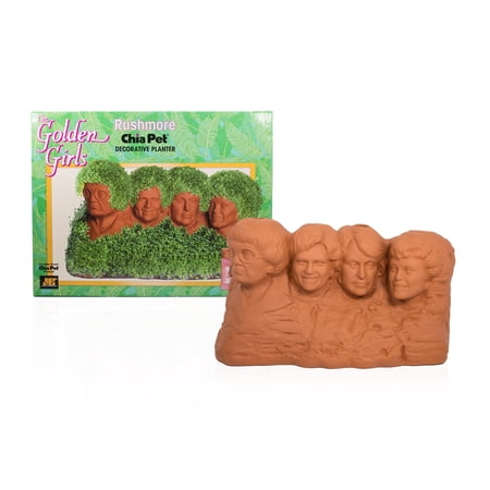 Chia Pet The Golden Girls Rushmore - Decorative Pot Easy to Do Fun to Grow Chia Seeds Novelty Gift
