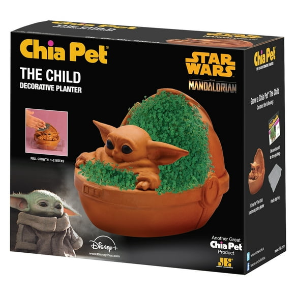 Chia Pet The Mandalorian - The Child Baby Yoda Decorative Planter Clay 1 pc