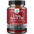 thumbnail image 1 of Natures Craft Chia Seed Oil Supplement with Omega 3 6 9 for Heart & Digestive Health Support, 60 Ct, 1 of 8