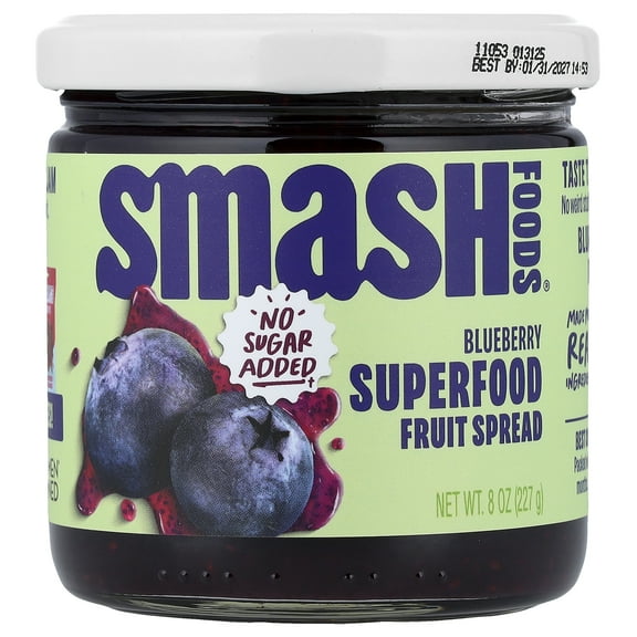 Smash Blueberry Superfood Fruit Spread