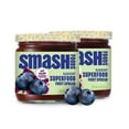 thumbnail image 1 of Smash Foods Blueberry Jam, No Sugar Added, Low-Calorie, Vegan (2 Jars), 1 of 7