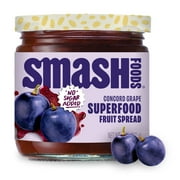 Chia Smash Grape Jam, No Sugar Added, Low-Calorie, Vegan (1 Jar)