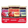 thumbnail image 1 of Smash Foods Jam Variety 3-Pack Classics | No Sugar Added, Naturally Sweet Jelly | Keto Friendly, Low Calorie, Low Carb | Non GMO, Upcycled, Vegan, Plant Based, Paleo | Strawberry, Raspberry, Blueberr, 1 of 6