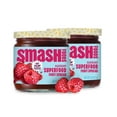 thumbnail image 1 of Smash Foods Raspberry Jam, No Sugar Added, Low-Calorie, Vegan (2 Jars), 1 of 7