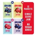 thumbnail image 1 of Smash Foods Single Serve Jam Packets, No Sugar Added, Variety 12 Count, 1 of 7