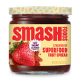 thumbnail image 1 of Smash Foods, Strawberry Jam, No Sugar Added, Low-Calorie, Vegan (1 Jar), 1 of 7