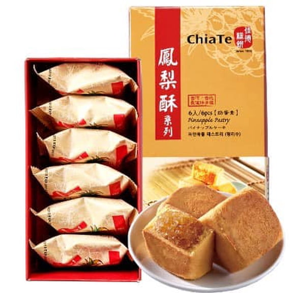 Chia Te Pineapple Pastry 6Pcs 