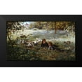 thumbnail image 1 of Chialiva, Luigi 24x15 Black Modern Framed Museum Art Print Titled - Summer Afternoon, 1 of 4
