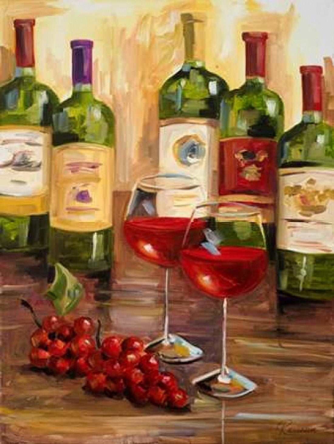 Chianti I Canvas Art - Heather A French-Roussia (22 x 28)