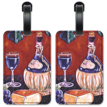 Chianti - Luggage ID Tags / Suitcase Identification Cards - Set of 2
