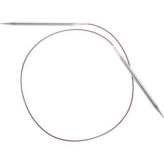 ChiaoGoo 32 Inch Red Lace Stainless Steel Circular Knitting Needles (Tip Sizes US-000 to US-19)