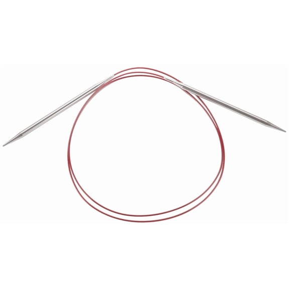 ChiaoGoo 47 Inch Red Lace Stainless Steel Circular Knitting Needles (Tip Sizes US-0 to US-19)