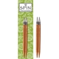 thumbnail image 1 of ChiaoGoo (5 Inch / All Sizes) SPIN Bamboo Knitting Needle Interchangeable Tips, 1 of 3