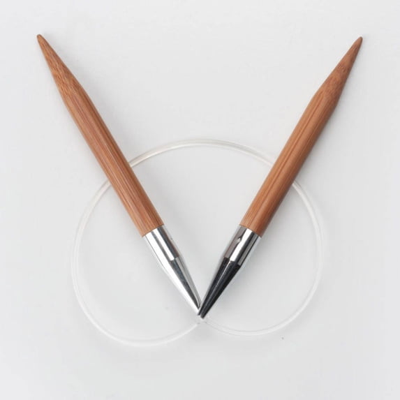 ChiaoGoo 9 Inch Bamboo Circular Knitting Needles (Tip Sizes US- to US-9)