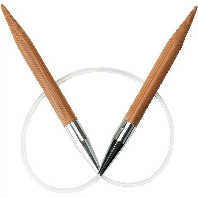 Bamboo circular knitting needles are very smooth to the touch and travel  safe.