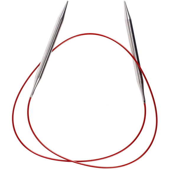 ChiaoGoo Red Lace Stainless Circular Knitting Needles 40"-Size 11/8mm