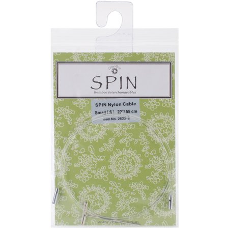 ChiaoGoo SPIN Nylon Interchangeable Cables 22"-Small