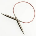 thumbnail image 1 of ChiaoGoo Stainless Steel Red Lace Circular Knitting Needles; 32" (80 cm); US 10.5 (6.5 mm), 1 of 5