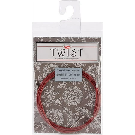 ChiaoGoo TWIST - [S] Small Interchangeable Red Cables - For US-2 (2.75 mm) to US-8 (5 mm) Tips