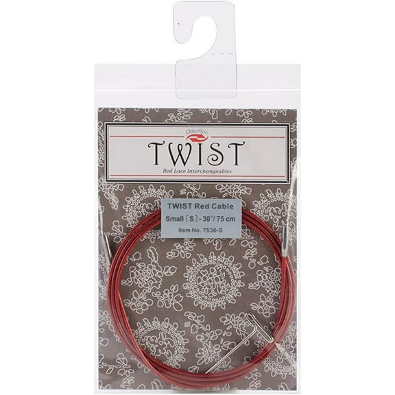 TWIST Red Lace Interchangeable Cables 30"-Small
