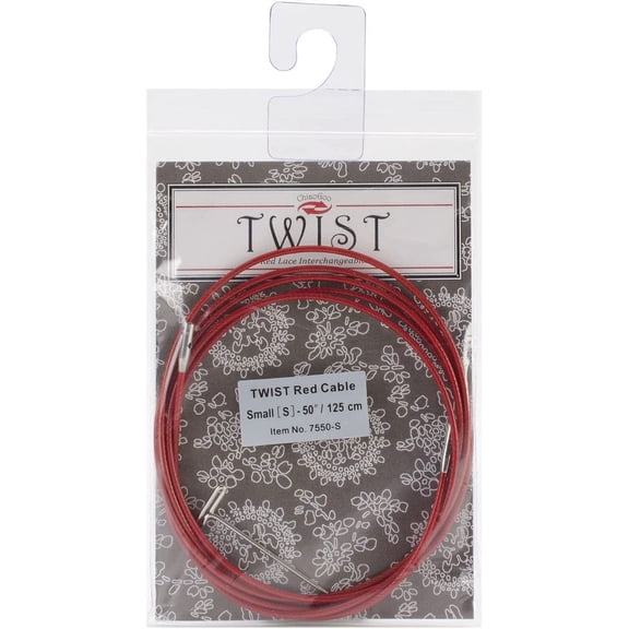 ChiaoGoo TWIST - [S] Small Interchangeable Red Cables - For US-2 (2.75 mm) to US-8 (5 mm) Tips