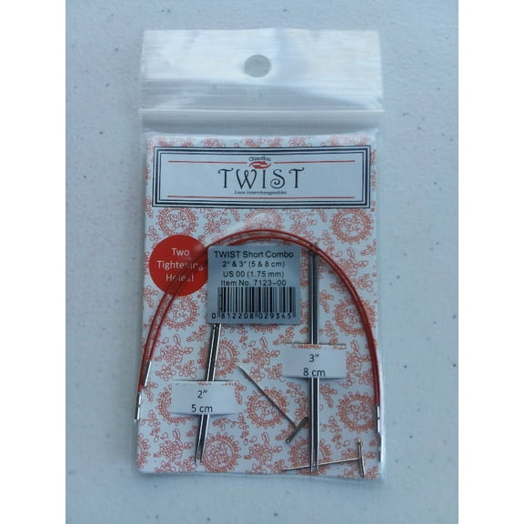 ChiaoGoo TWIST Shorties Combo Pack Including 2-Inch Tips, 3-Inch Tips, 5-Inch Cable, 6-Inch Cable, 2 Tightening Keys