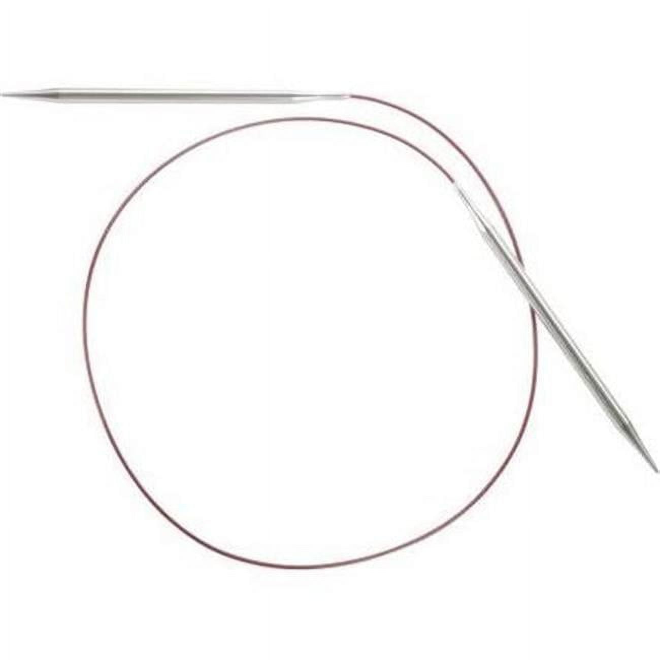 Chiaogoo 70320 Red Lace Stainless Steel Circular Knitting Needles