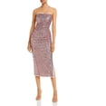 thumbnail image 1 of Chiara Boni Womens Cigliafy Sequined Strapless Evening Dress, 1 of 2