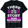 thumbnail image 1 of Chiari Malformation Awareness，Purple Ribbon T-Shirt, 1 of 4