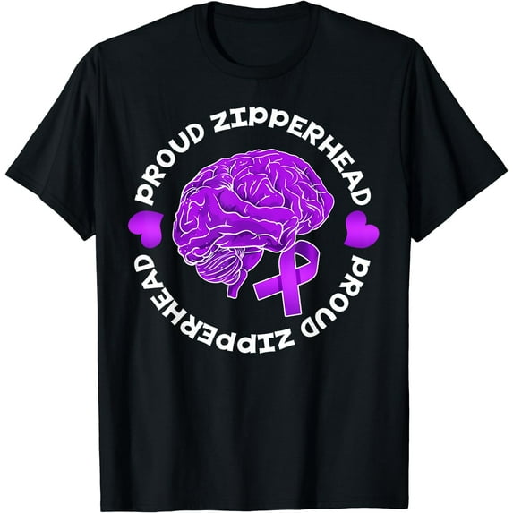 Chiari Malformation Awareness Quote: Proud Zipperhead T-Shirt