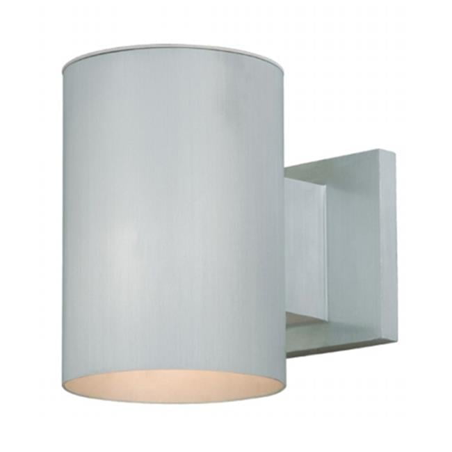 Chiasso Satin Aluminum Cylinder Wall Sconce with Dimmable Lighting