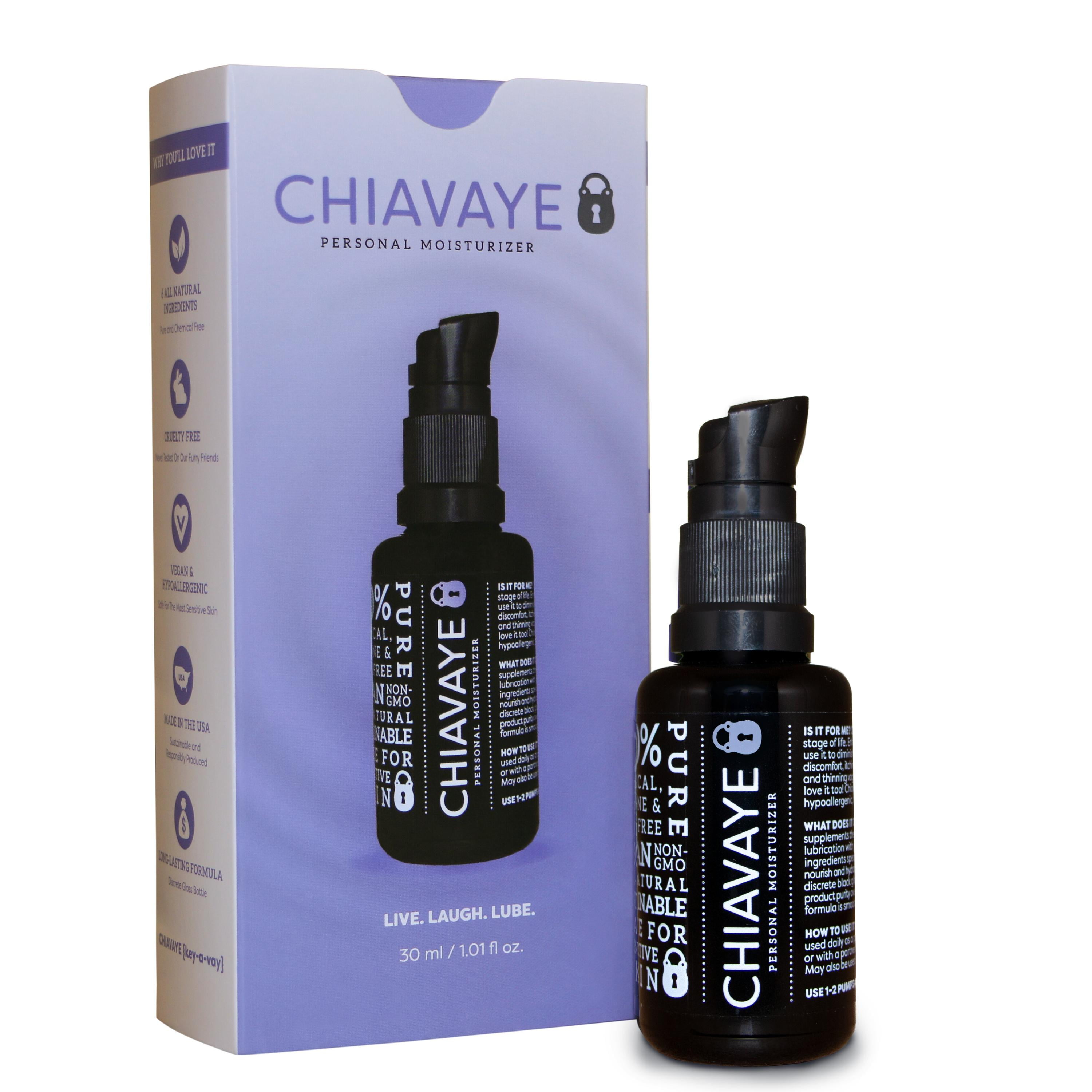 Chiavaye Personal Moisturizer and Lubricant, All Natural, Organic - 30ml photo