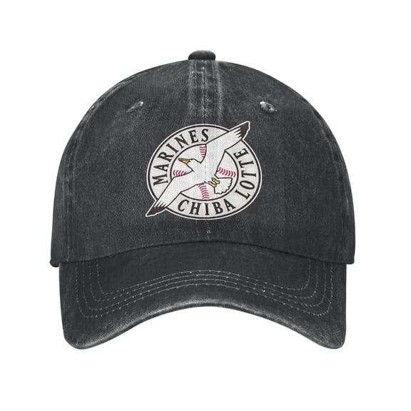 Chiba Lotte Marines Hat Washed Cotton Baseball Cap