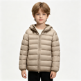 thumbnail image 1 of Chibenne Children Down Jackets with Zipper, Lightweight Winter Coat for Boys Girls Kids Outerwear for Cold Weather, Daily, Casual Wear, Gift, Warm Hooded Jacket Size 10 Years, 1 of 4