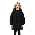thumbnail image 1 of Chibenne Children Mid-Length Down Jackets Lightweight Winter Coat for Boys Girls Kids Outerwear for Cold Weather, Daily, Casual Wear, Gift, Warm Hooded Jacket Size 3T, 1 of 3