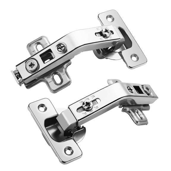 1 Pairs 135 Lazy Susan Hinge, Full Overlay Concealed for Corner Kitchen Cabinet Replacement Hardware, Cupboard Folded, Folden Door