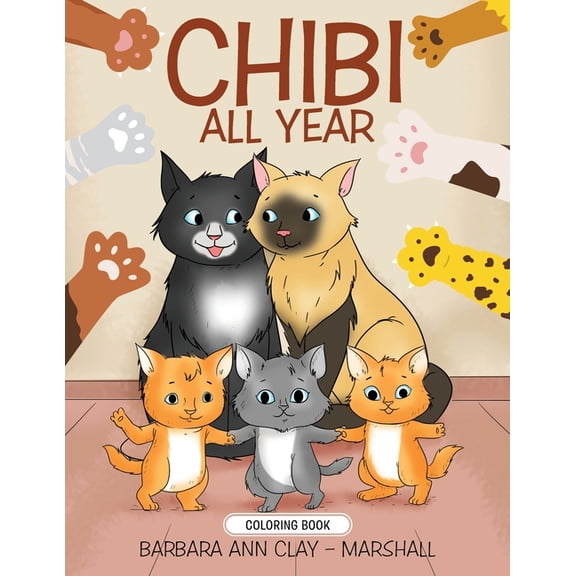 Chibi All Year (Coloring Book), (Paperback)