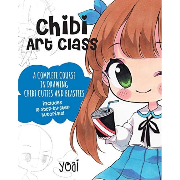 Pre-Owned Chibi Art Class: A Complete Course in Drawing Chibi Cuties and Beasties - Includes 19 Step-By-Step Tutorials! (Paperback) 1631065831 9781631065835