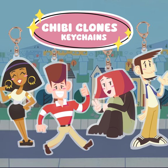 Chibi Clones: Clone High Keychains (1 keychain)