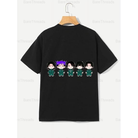 Chibi Game Players T-Shirt - Korean Drama Fan Tee , For Men/Women,Up to 5XL