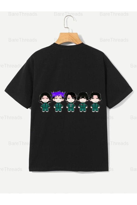 Chibi Game Players T-Shirt - Korean Drama Fan Tee , For Men/Women,Up to 5XL