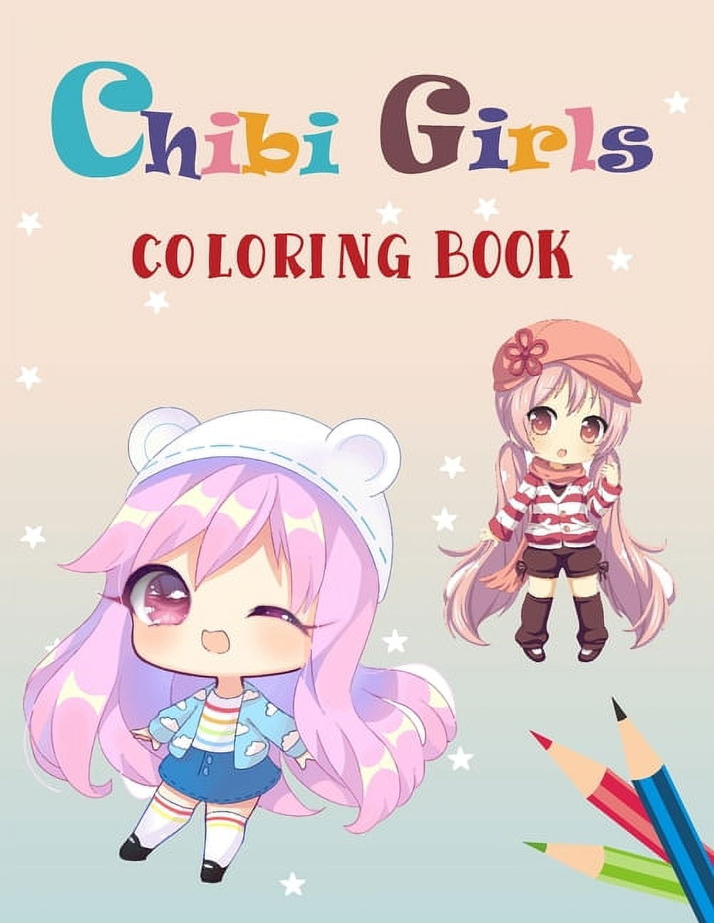 Chibi Girls Cute Coloring Book for Kids: Kawaii Girls Coloring Book for  Kids (Paperback)