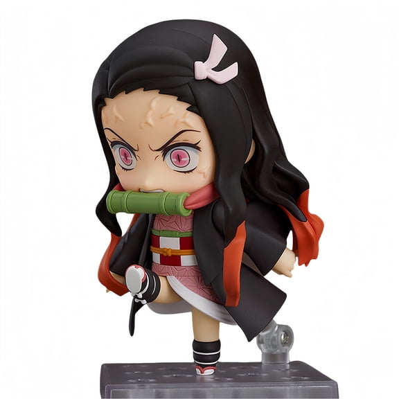 Chibi Kamado Nezuko Anime Statue, Swap Facial Expression Desktop Collectible Decor