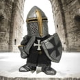 thumbnail image 1 of Polyresin Medieval Knight with Sword and Shield Figurine, Medieval Decor, Gift for Him, Boardgame Piece Decor, 1 of 3