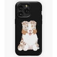 thumbnail image 1 of Chibi Red Merle Australian Shepherd Cute Dog Breed A1781&nbsp;Phone Case for iPhone 11 to 17 Pro Max, 1 of 2