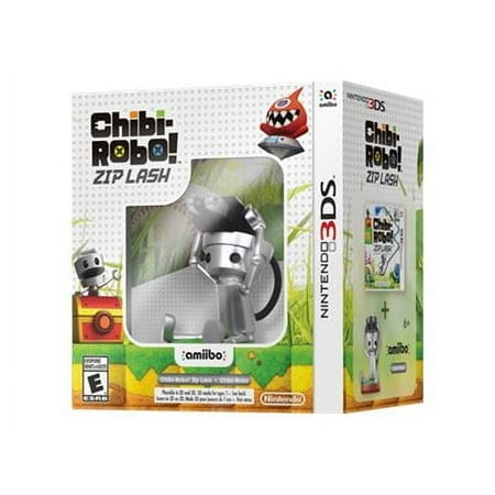 Chibi-Robo! Zip Lash w/ Chibi-Robo amiibo, Nintendo, Nintendo 3DS, 045496743246