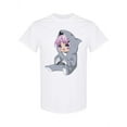 thumbnail image 1 of Chibi Shark Girl T-Shirt Women -Image by Shutterstock, Female Large, 1 of 2